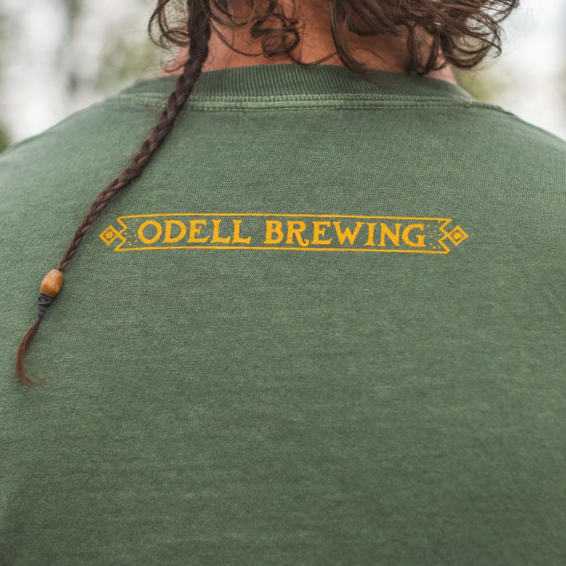 Green Tarot Tee Back Logo