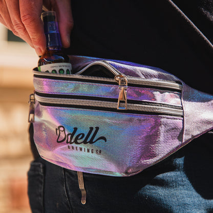 Purple Script Fanny Pack