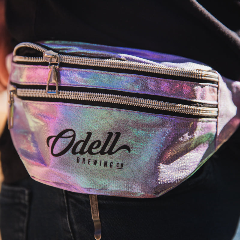 Purple Script Fanny Pack