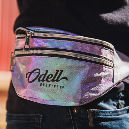 Purple Script Fanny Pack
