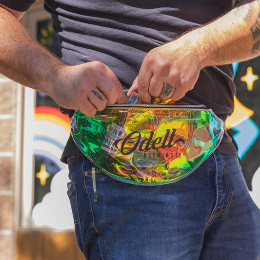 Transparent Script Fanny Pack