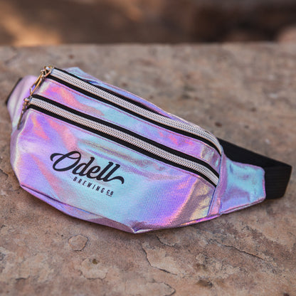 Purple Script Fanny Pack