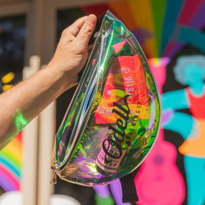 Transparent Script Fanny Pack