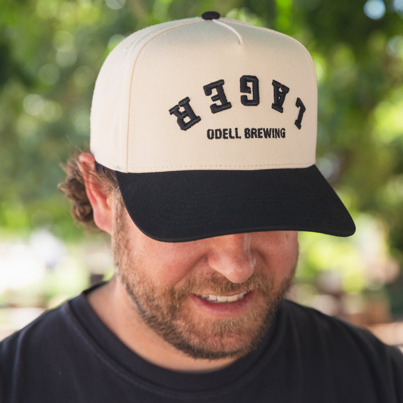 Lager Upside Down Text Hat