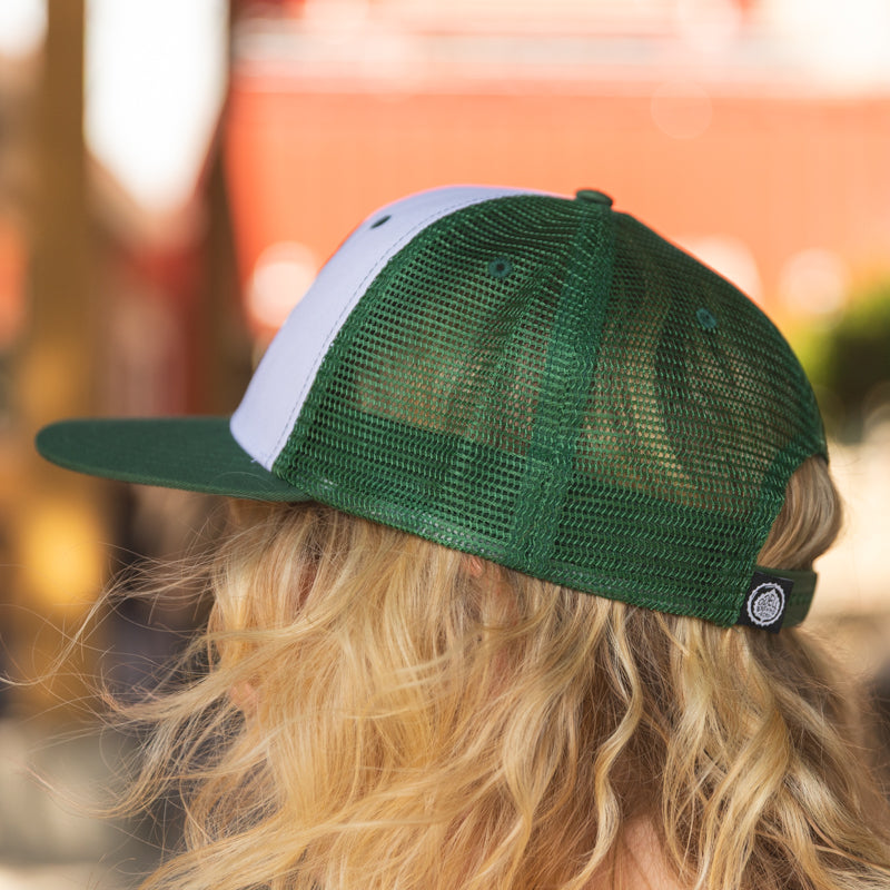 Mountain Standard White Mesh Trucker Hat