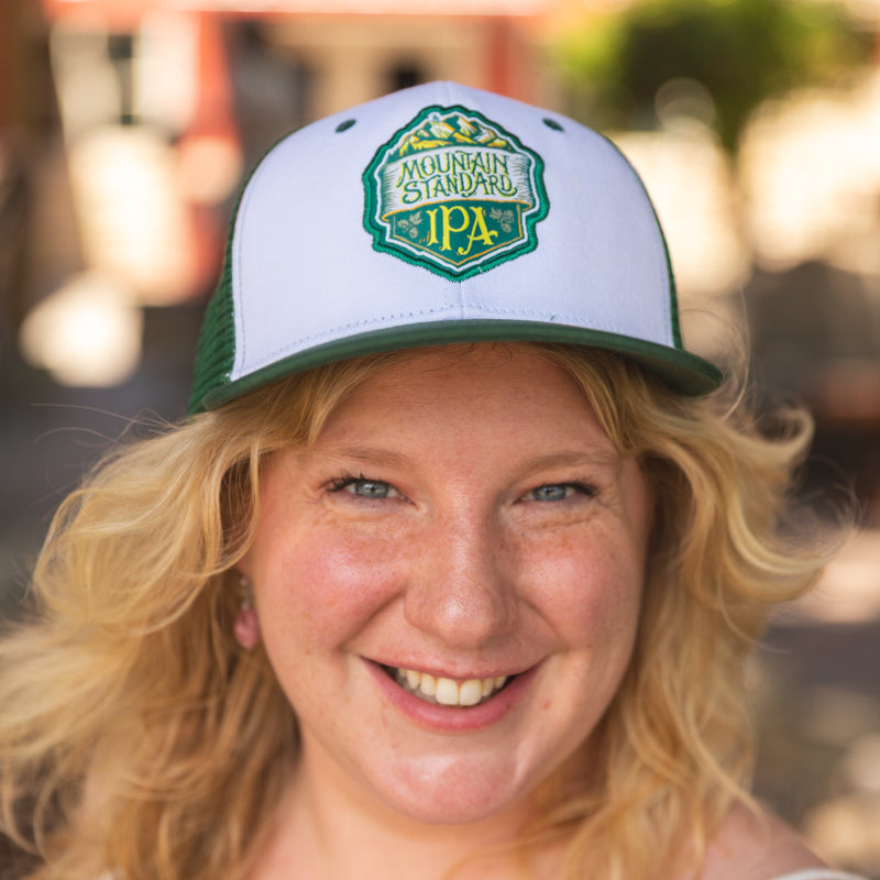 Mountain Standard White Mesh Trucker Hat