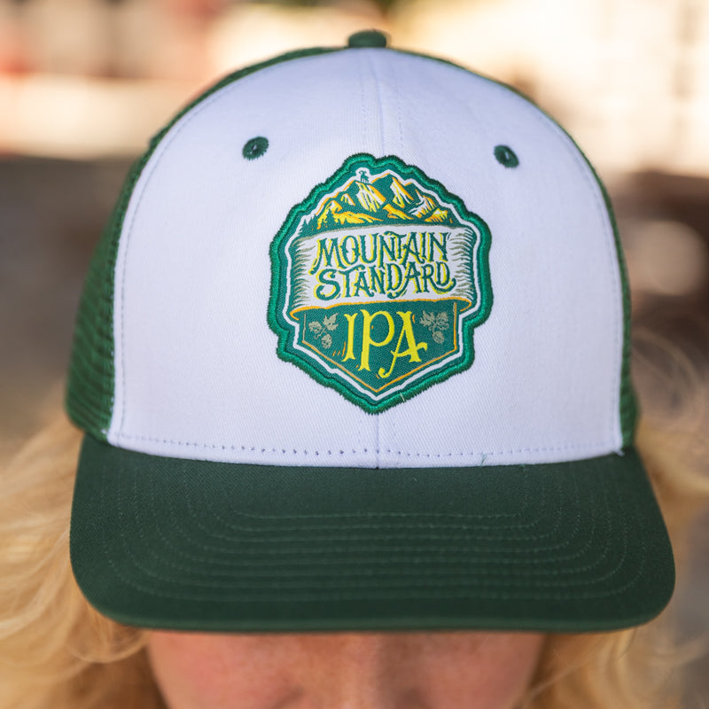 Mountain Standard White Mesh Trucker Hat