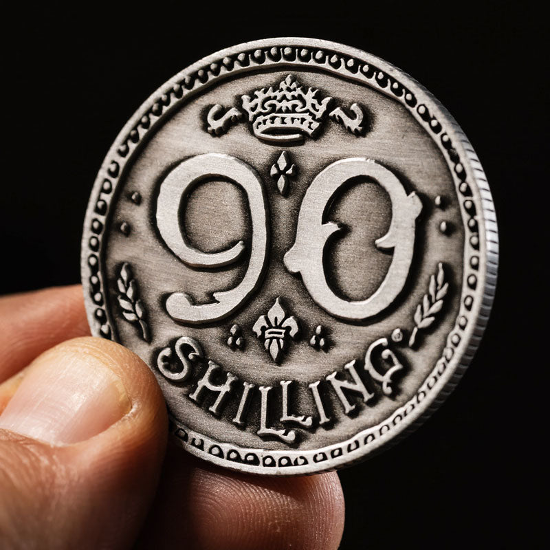 90 Shilling Coin Front