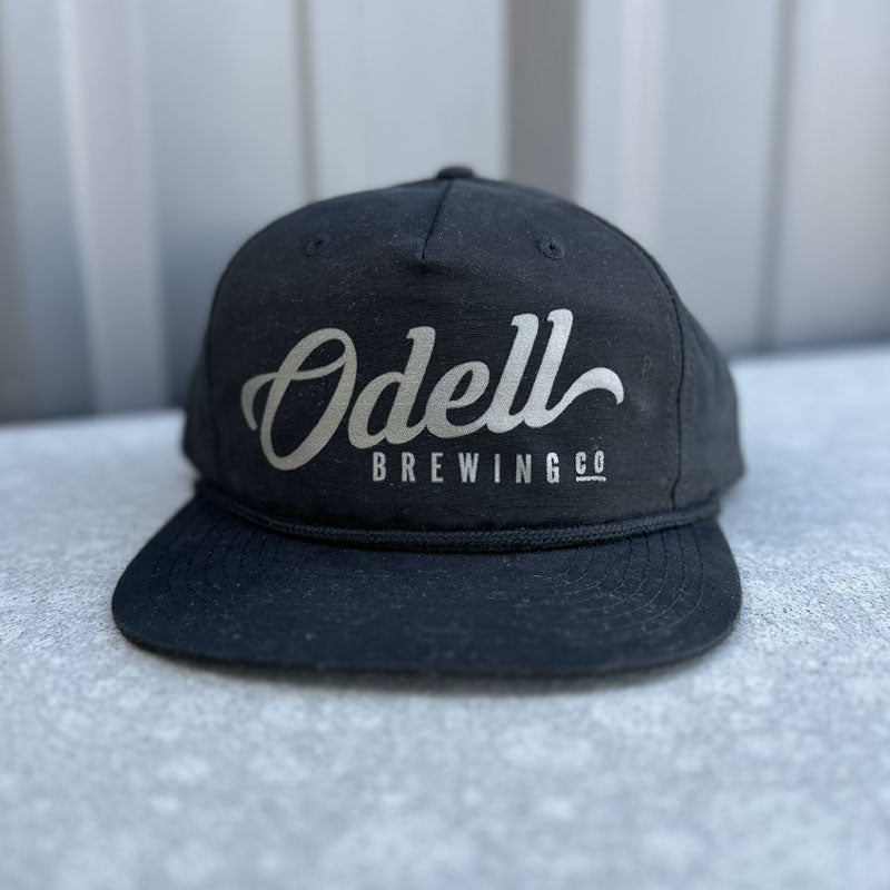 Script Odell Logo Rope Flat Bill Cap image 2