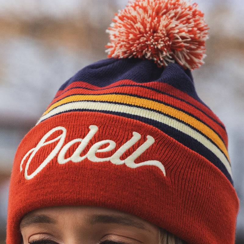 Odell script pom beanie