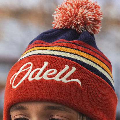 Odell script pom beanie