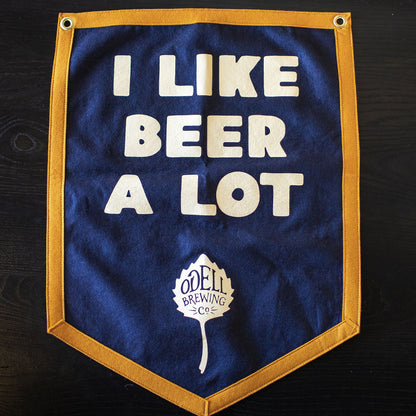 I like beer a lot flag