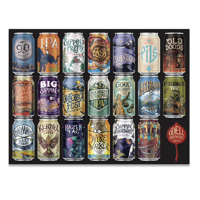 Odell brewing Can puzzle