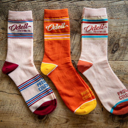 Odell socks in different colors