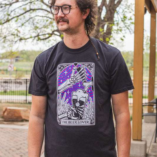 Black Tarot Tee Front