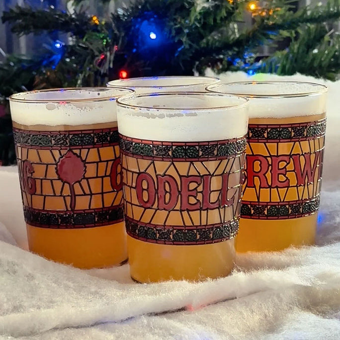 Odell Retro Holiday 2025 Glass- 4 Pack