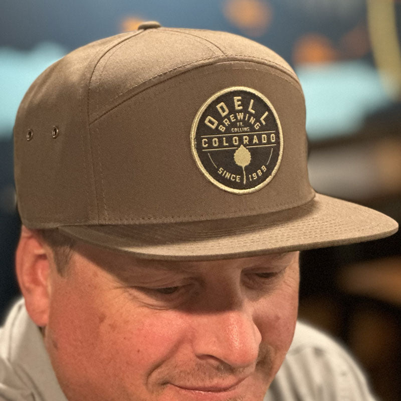 Seven Panel Circle Badge Hat