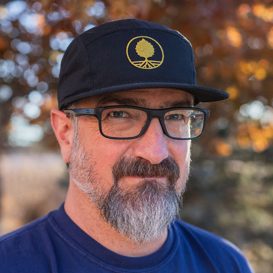 Five Panel Wine Roots Hat Wine